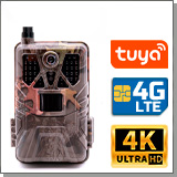 Уличная 4К/4G фотоловушка «Филин HC-910 Pro-TUYA» с ночной подсветкой